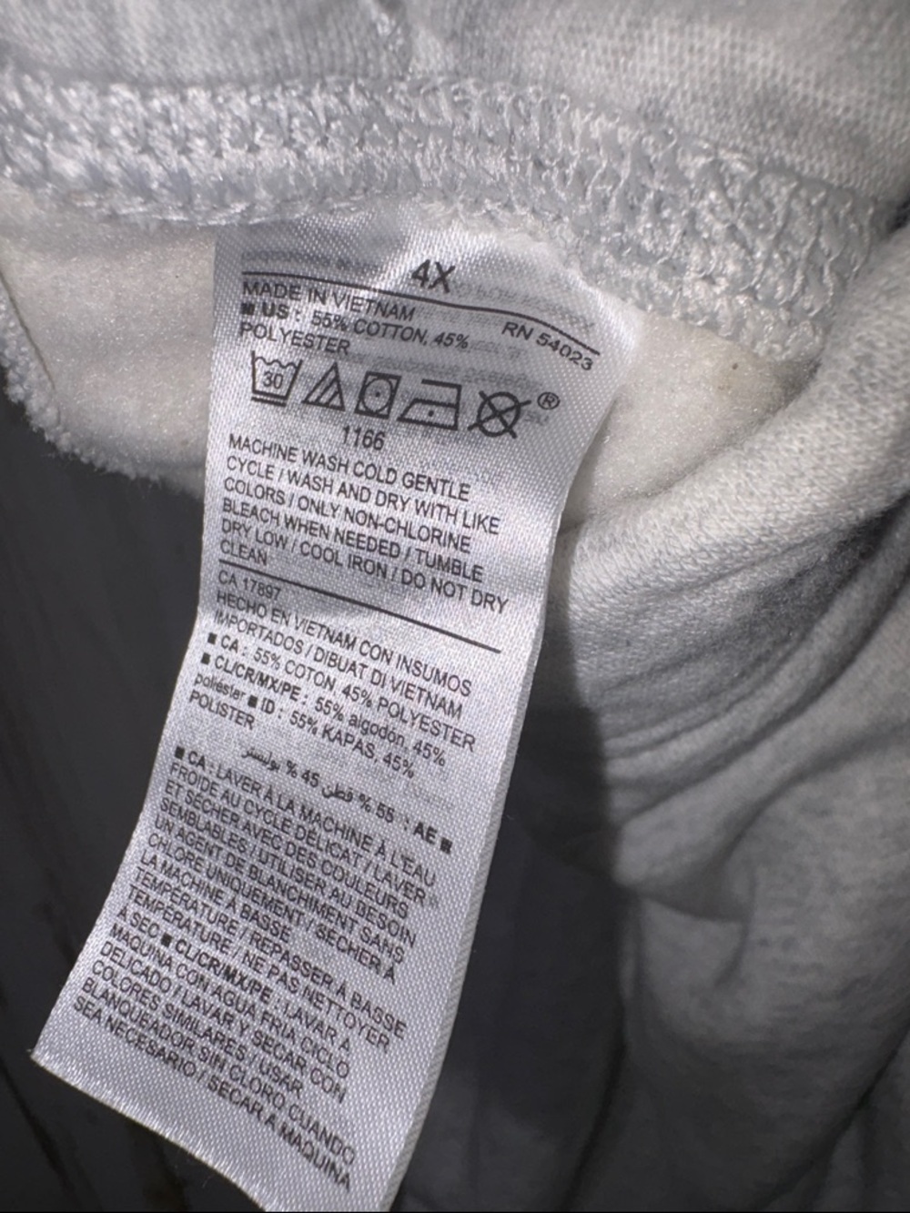Old Navy Light Heather Gray Women's Sweatpants with Drawstring 4X NWT - Picture 9 of 14